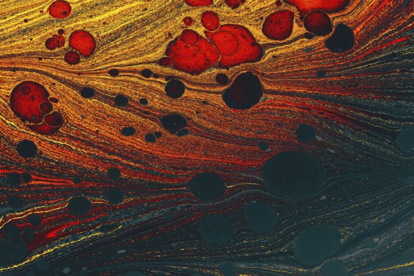 Abstract creative marble pattern texture. Traditional art of Ebru marbling