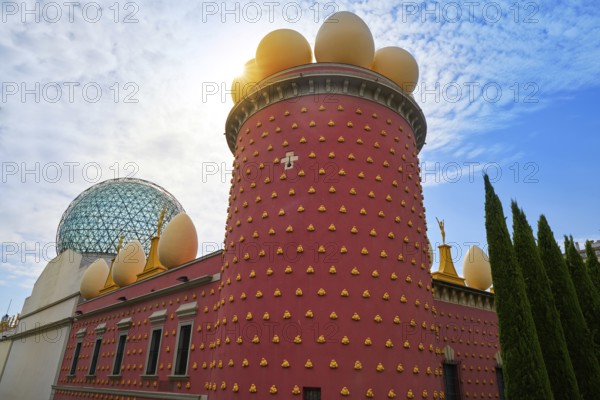 Salvador Dali museum in Figueres figueras of Catalonia Spain