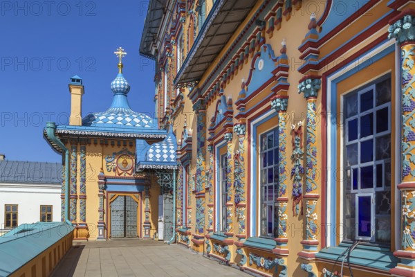 Peter and Paul Cathedral in Kazan city center, Russia, Europe