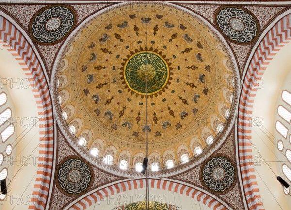 Dome of the Suleymaniye Mosque, Istanbul, Turkey Istanbul, Turkey, Asia