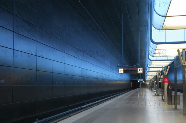 Modern underground station