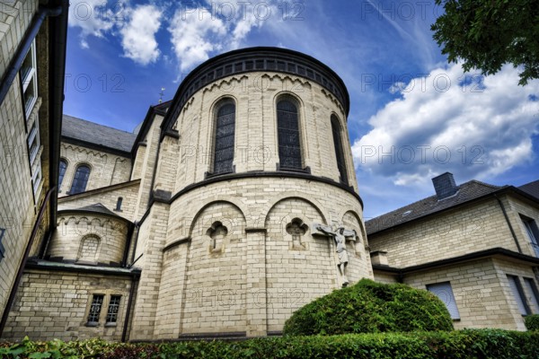 The neo-Romanesque Roman Catholic church of St Nicholas in the Sülz district of Cologne