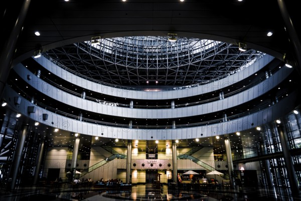 Modern architecture (telecom center). Shooting Location: Koto -ku, Tokyo