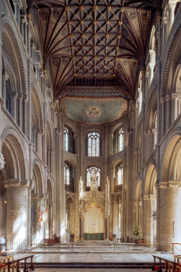 Peterborough, cathedral, choir, view to the east