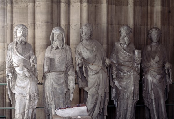 Model chamber in the north tower, plaster models, St., Sankt, Saint
