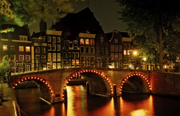 Keizersgracht by night, Netherlands, Holland, Amsterdam