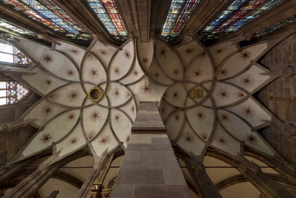 Strasbourg Cathedral, Cathédrale Notre-Dame de Strasbourg, ribbed vault of St Catherine's Chapel