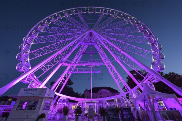 MeinRAD Baltica Ferris wheel in Kühlungsborn, Rostock district, Mecklenburg-Vorpommern, Germany, Europe