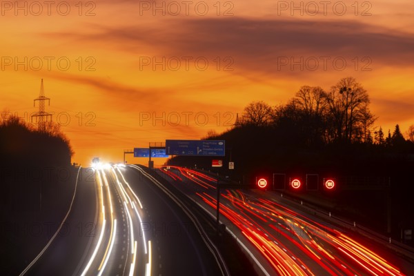 BAB A4 motorway near Dresden, Dresden, Saxony, Germany, Europe