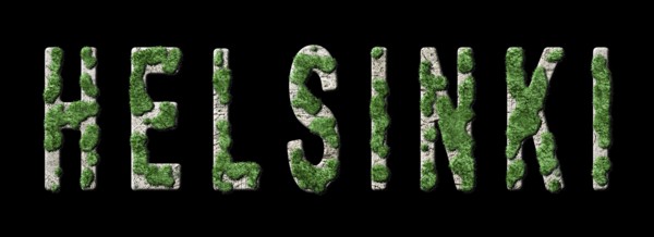 Helsinki Reforestation and Biophilia, Helsinki Green Typography