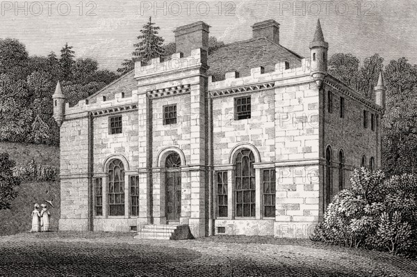 Hermitage of Braid, near Edinburgh, Scotland, 19th century, Views in Edinburgh by J. & H. S. Storer