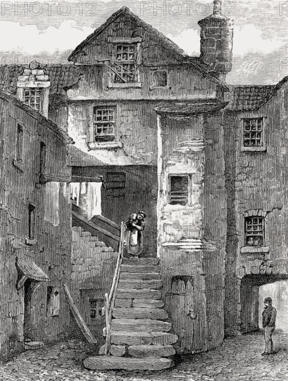 Haddington's Entry, town house of the Earl of Haddington, Holyrood Road, Edinburgh, Scotland, 18th century