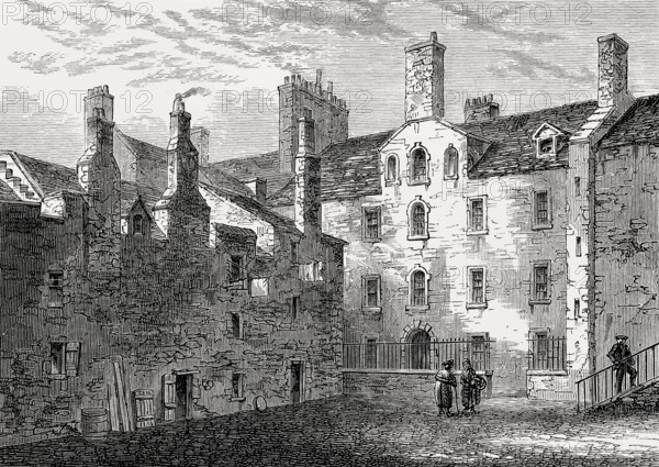 Chessel's Buildings, Chessel's Court, Canongate, Edinburgh, Scotland, 18th century
