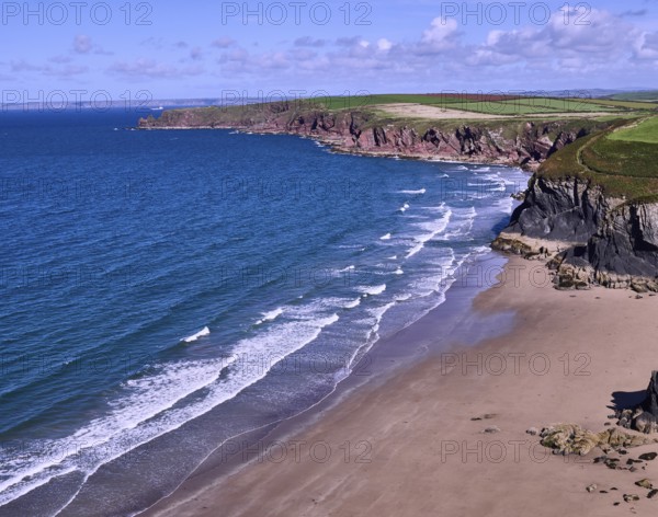 Musselwick Sands are on the Pembrokeshire Coastal Path