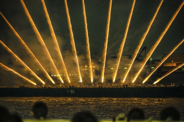 Yokohama Minato Mirai of fireworks (Yokohama Festival 2019). Shooting Location: Yokohama-city kanagawa prefecture