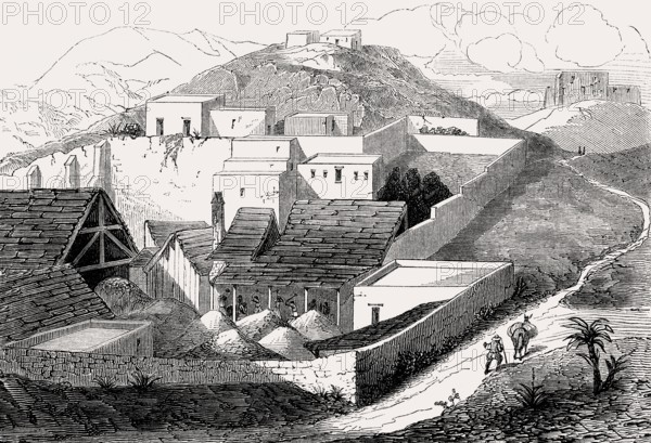 San Juan de Rayas Mine, Rayas Mine, Guanajuato, Mexico, 19th century, Central America