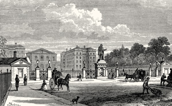 The Foundling Hospital, 19th century, Bloomsbury, London, England, United Kingdom, Europe