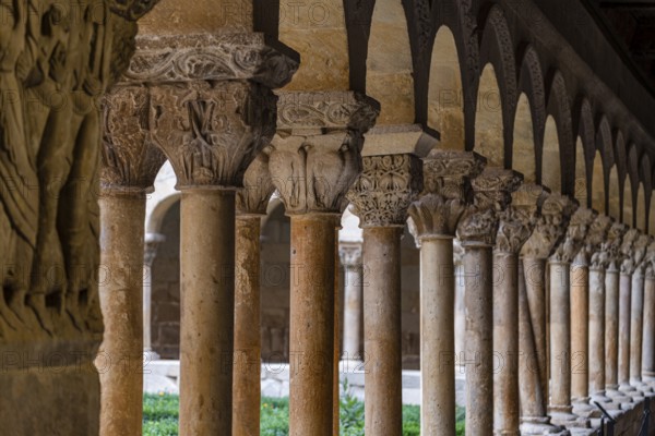 Cloister of Santo Domingo de Silos, Burgos province, Spain, Europe