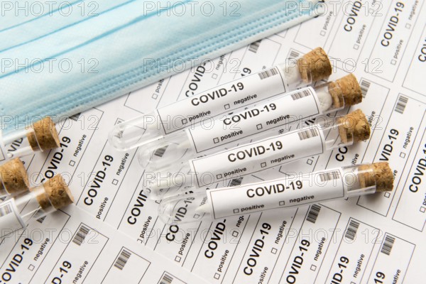 Many covid-19 test tubes for lots of testing