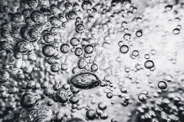 Underwater bubbles Abstract background .Air bubbles in water background