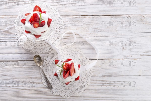 Strawberry with cream