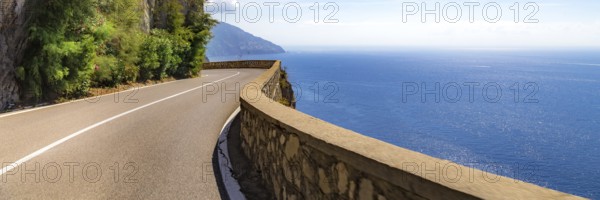Amalfi Coast, Mediterranean Sea, Italy. Website Banner
