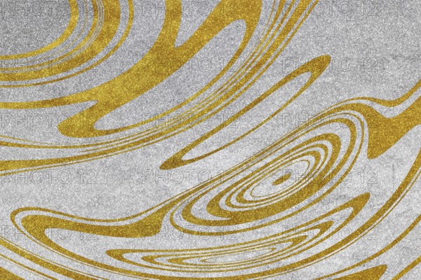 Gold and Silver swirls luxury background, Silver and Gold abstract background