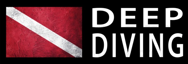 Deep Diving, Diver Down Flag, Scuba flag, Scuba Diving