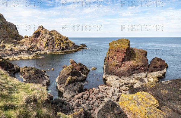 Rocky Shoreline, St Abbs Head, Scottish Borders, Scotland, United Kingdom, Europe