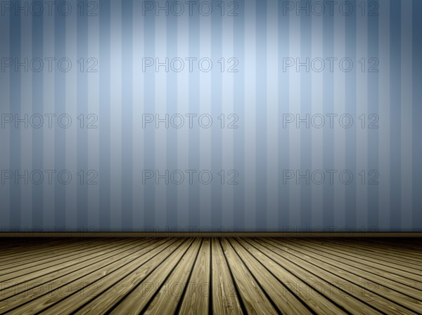 An image of a nice vintage blue room
