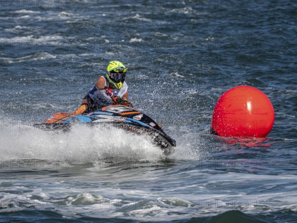Olbia, Italy - September 16 - 20192 Aquabike world Championship gran prix of Italy