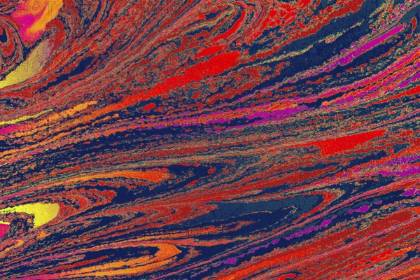 Abstract colored background. Marbling of aqueous surface design