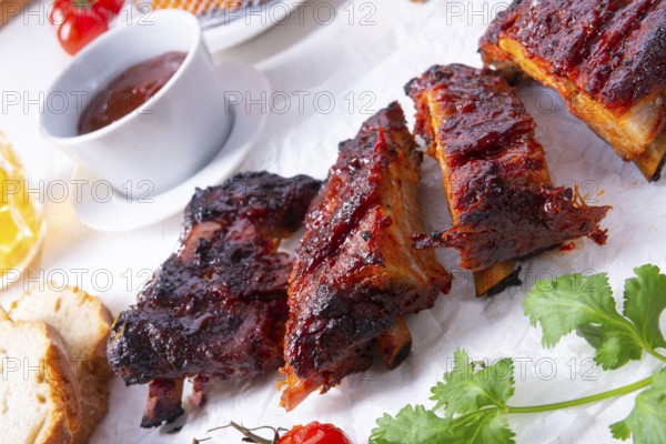 BBQ replacement ribs from a charcoal grill
