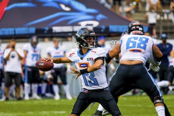 ELF/ Game: Panthers Wroclaw at Stuttgart Surge on 21. Juny. 2024, in the Gazi Stadium, Stuttgart, Germany, Europe