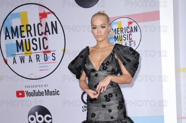 Rita Ora at the 2018 American Music Awards held at the Microsoft Theater in Los Angeles, USA on October 9, 2018