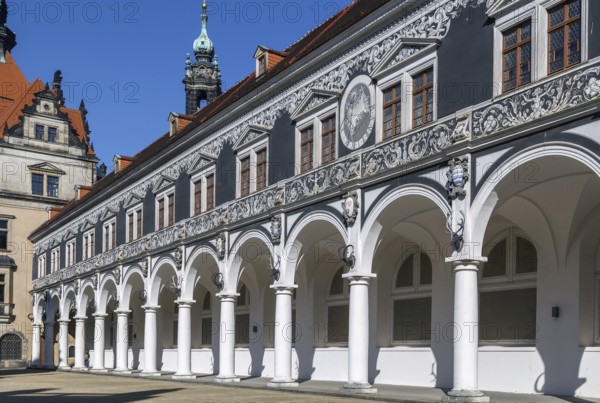 Langer Gang (long corridor) is a long arcaded open structure, Dresden, Germany. It was constructed in 16th century to house horses