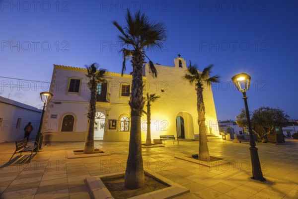 Sant Francesc Xavier church, Formentera, Pitiusas Islands, Balearic Community, Spain, Europe