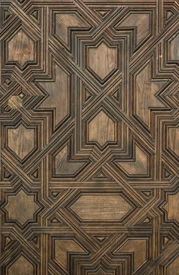 Islamic ornaments on wall. Arab symbols