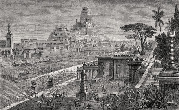 Invasion of Babylon by Cyrus the Great, king of the Persian Achaemenid Empire