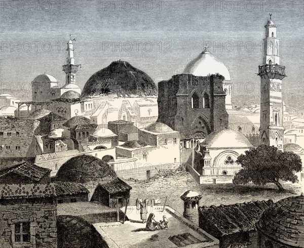 Reconstruction of the Church of the Holy Sepulchre, Jerusalem, 19th century