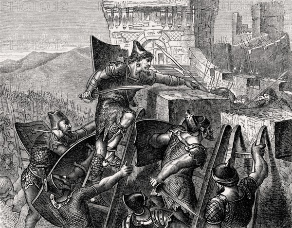 Jehoash, king of Samaria sacks the city of Jerusalem, 786 BCE