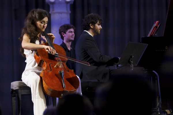 Integral sonatas for cello and piano, Brahms, Zuzanna Sonowska cello, Magí Garcías piano, Brahms Pollença Festival, Majorca, Balearic Islands, Spain, Europe