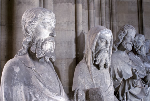 Plaster models in the model chamber, St., Sankt, Saint