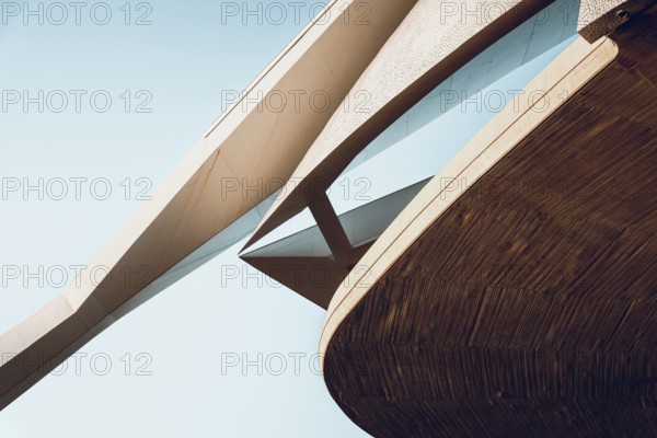 Valencia, Spain, July 29, 2023: View of Palau de les Arts Reina Sofia in Valencia in the City of Arts and Sciences. It was designed by famous Spanish architect Santiago Calatrava, Europe