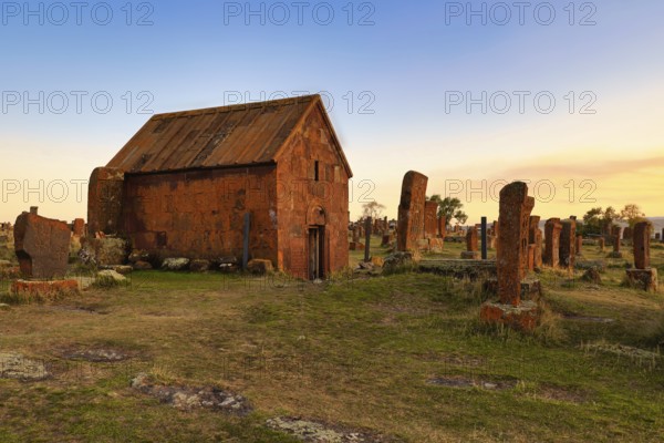 Noratus cemetery at Sevan lake, Armenia, Asia