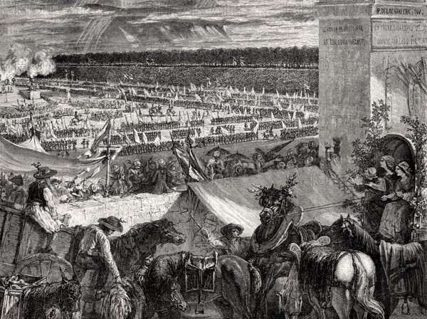 The Fête de la Fédération, 14 juillet 1789, French National Day, French Revolution