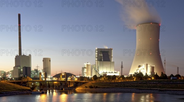 Hard coal-fired power plant ?Walsum Unit 10?, located in the city of Duisburg, North Rhine Westphalia. The power station has a capacity of 750 Megawatts, providing electricity, district heating and process steam for industries