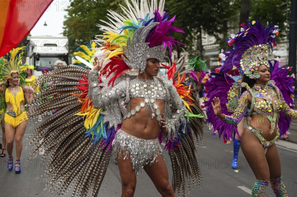 15.06.2019, Vienna, Austria, Europe, Participant at the euro Pride Parade along the Ringstraße in the centre of Vienna, Europe