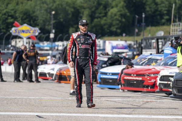 NASCAR Xfinty Driver, Jeb Burton (27) takes to the track to practice for the Ambetter Health 200 at the New Hampshire Motor Speedway in Loudon NH