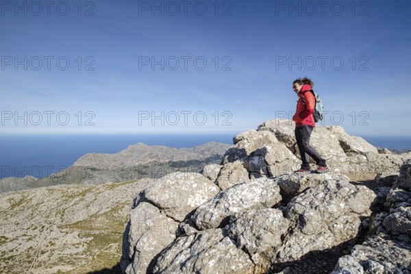 Masanella peak, Sierra de Tramontana, 1364 meters, municipality of Escorca, Mallorca, Balearic Islands, Spain, Europe